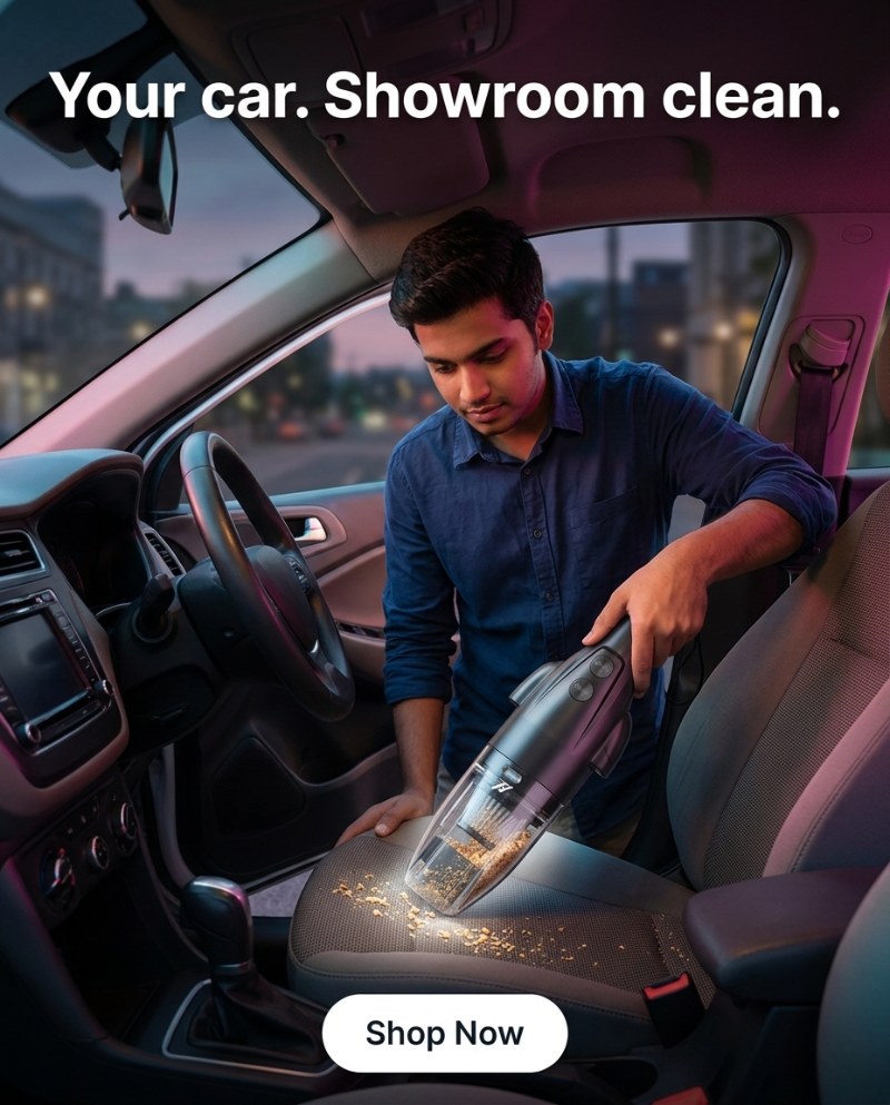 Cordless Car Vacuum ad creative 2